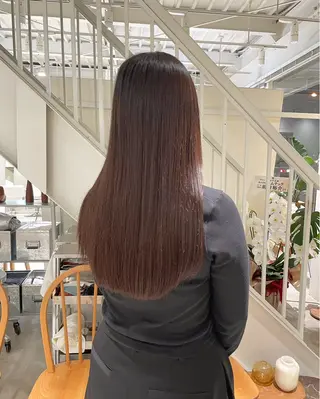 ロング 安西 香利奈のヘアスタイル