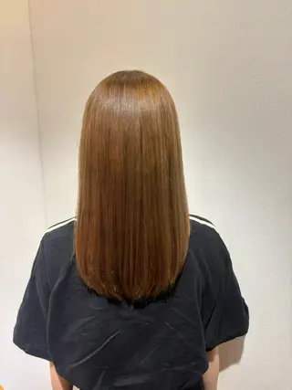 ミディアム カラー 組藤 沙奈のヘアスタイル