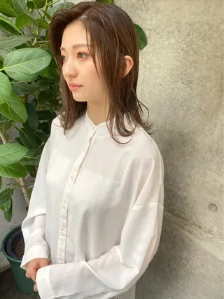 ミディアム メンズ特化美容師 ハスイルイのヘアスタイル