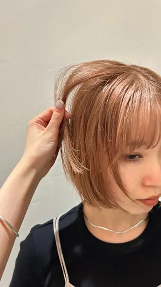 ショート カラー じゅわっと暖色カラー 🍊Moemiのヘアスタイル