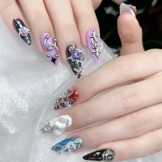 ネイル MoMoA Nail ネイル長さ出し専門店のネイルデザイン