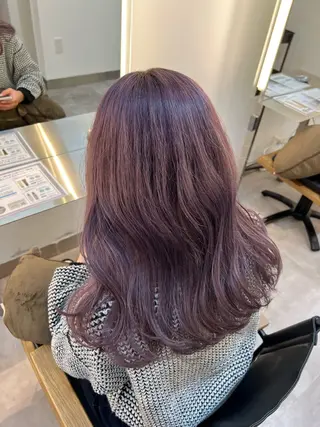 ロング カラー 丸田 美沙希のヘアスタイル