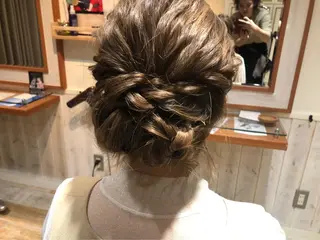 ヘアアレンジ ボブ/美髪矯正 /佐藤　奈巳のヘアスタイル