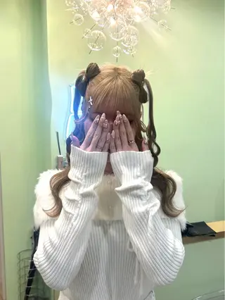 ヘアアレンジ 🎀透明感カラー🎀 ヘアメ／mikotoのヘアスタイル