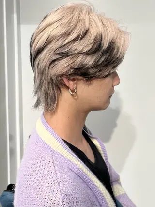 ショート カラー メンズ HARU//原宿🤍 リピート率NO.1のヘアスタイル