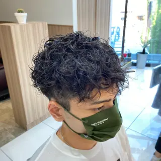ショート パーマ メンズ 💫副店長💫 篠崎 はやとのヘアスタイル