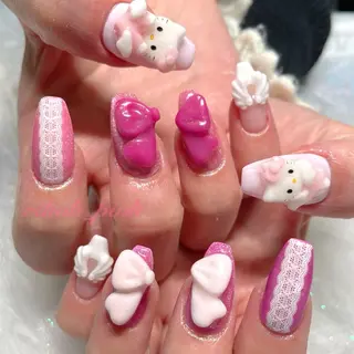 ネイル GO TODAY シェアサロン 新宿Gratia所属・rika.H🦋 個性派スカルプネイルのネイルデザイン