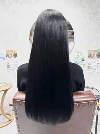 ロング 横田 ひかるのヘアスタイル
