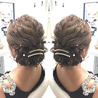 ミディアム ヘアアレンジ C. 👑itoのマツエク・マツパデザイン