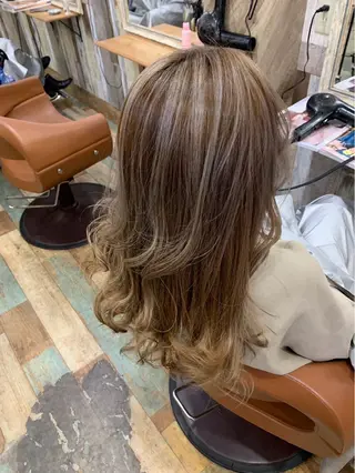 セミロング カラー Hair's RooMのヘアスタイル