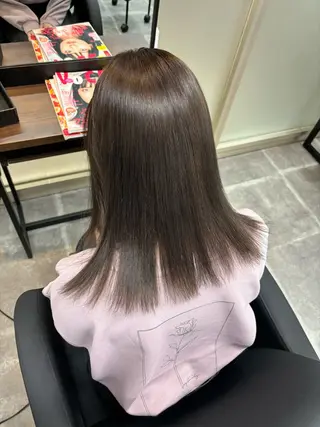 ミディアム ボブ/透明感カラー 🇰🇷Ryotaのヘアスタイル