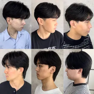 カラー パーマ メンズ 森下 佑大のヘアスタイル