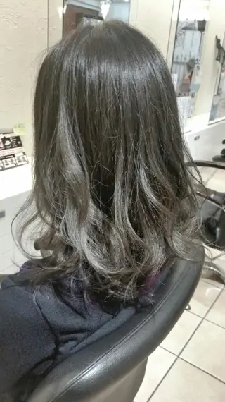 ロング セミロング カラー ヘアアレンジ 【髪質改善美容師】t occa茨木篠原健太のヘアスタイル