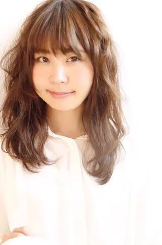 セミロング カラー パーマ Charme所属・charme 木澤のヘアスタイル