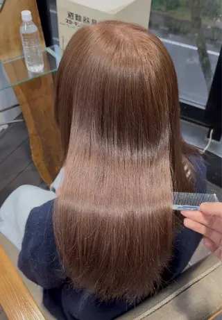 セミロング カラー 永井 皓大のヘアスタイル