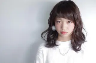 ミディアム セミロング ロング カラー 🌈ディレクター🌈 徳松優希のヘアスタイル