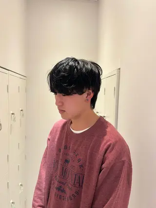 メンズ 有働由良／ハイトーン ／韓国メンズヘアのヘアスタイル