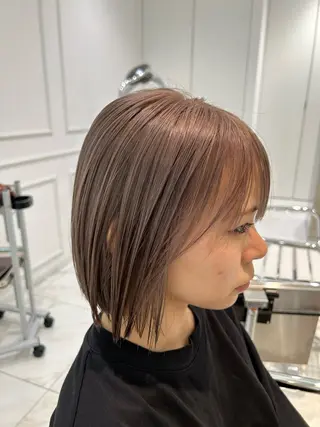 ショート カラー 特殊カラー/ブリーチ 道満ゆいなのヘアスタイル