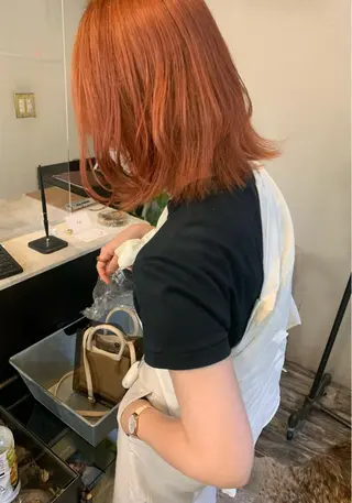 ミディアム カラー log所属・ボブ/顔まわりカット 💫大澤奈緒美のヘアスタイル