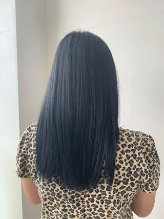 ロング カラー 木村 友香のヘアスタイル