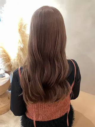 ロング シンバヒナノ/パーマ レイヤーカット/ボブのヘアスタイル