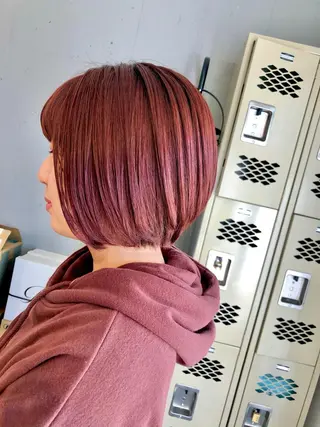 ミディアム カラー ZOA classic hair所属・東 みのりのヘアスタイル