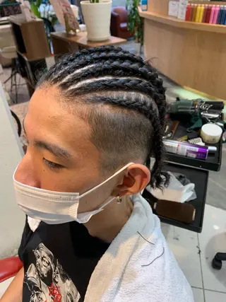 ヘアアレンジ メンズ 三村 竜也のヘアスタイル