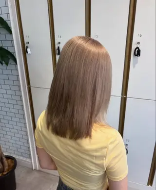 ミディアム ブリーチ/暖色カラー /kotoneのヘアスタイル