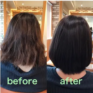 ミディアム Arly所属・MARU🎀髪質改善 ×コテ巻き風パーマのヘアスタイル