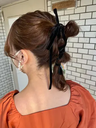 ヘアアレンジ 大人可愛いヘアメイク 💋🧚‍♀️しずかのヘアスタイル