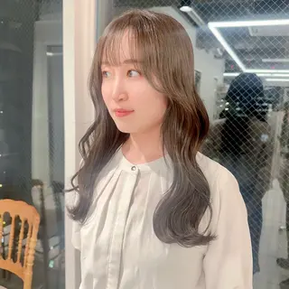セミロング カラー ブリーチなし/レイヤ ー特化🌈Tommyのヘアスタイル