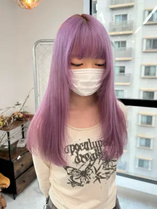 ロング 💛ムラ修正ブリーチ 💛YUUのヘアスタイル