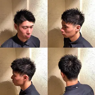 ショート ヘアアレンジ メンズ 根岸 智哉のヘアスタイル