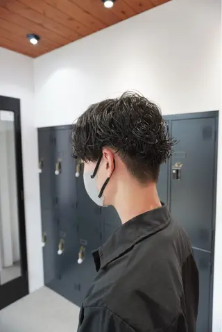 パーマ メンズ benji_名駅店所属・原颯希/ ボブ/ショートのヘアスタイル