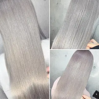 セミロング カラー LAS 代表 ナガカワ コウヘイのヘアスタイル