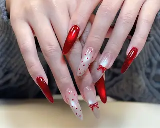 ネイル Venusパラジェル 長さだし専門店のネイルデザイン