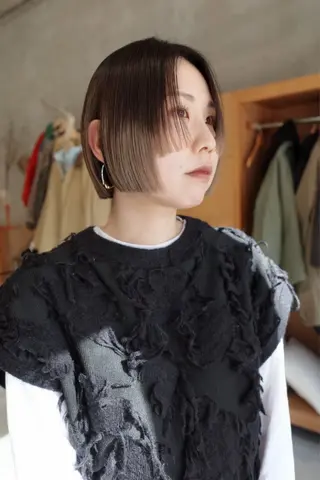 ミディアム カラー 柔らかいオリーブ🍃 カラーNatsumiのヘアスタイル