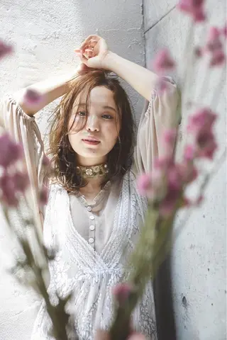 セミロング カラー ボブ/暖色/デザイン KOYUKI⛄️のヘアスタイル