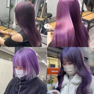 ロング カラー ili心斎橋所属・🩵ハイトーン/ レイヤーYUZU🩵のヘアスタイル