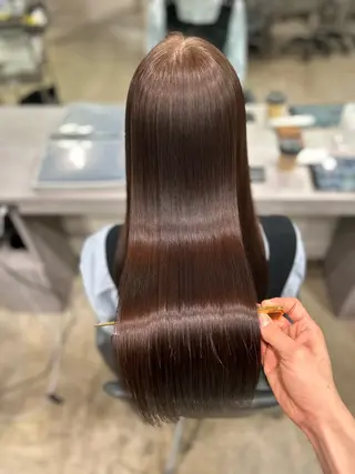 セミロング 割れ癖も直す髪質改善 美容師✨みやたのヘアスタイル