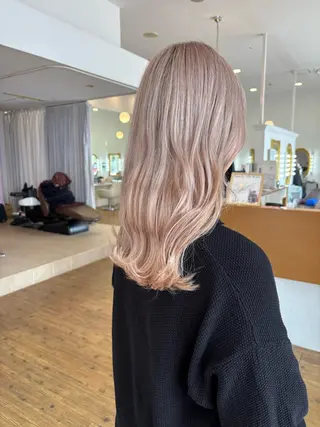 カラー コワファースト別府所属・ブリーチ/透明感 カラー/mizukiのヘアスタイル