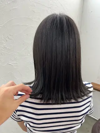 セミロング 🫧透明感カラー🫧 ハシモトタケルのヘアスタイル
