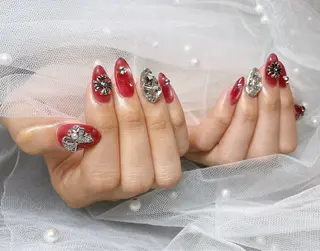 ネイル hair f.Row所属・阿部 千晶のネイルデザイン