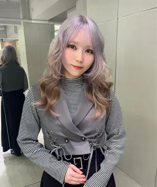 ロング カラー GEM/ハイトーン /名駅/kanaeのヘアスタイル