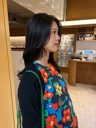 ロング パーマ 名駅/大人可愛い /艶髪/流音のヘアスタイル