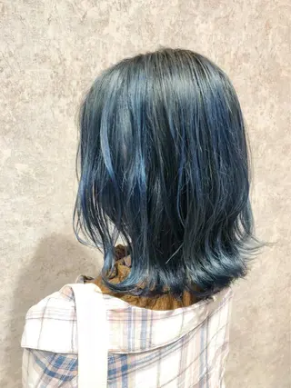 ミディアム カラー 🫟Blanco🫟 Color&Careのヘアスタイル