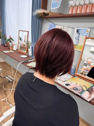 ショート bloomCiel所属・岡山駅西口美容院 HONOKAのヘアスタイル