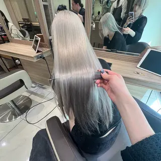 ロング カラー ブリーチ/デザイン 💎ryuyaのヘアスタイル