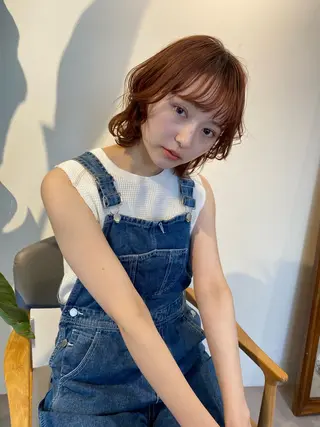 ミディアム カラー roka所属・当日予約大歓迎💗 依田瑞希のヘアスタイル