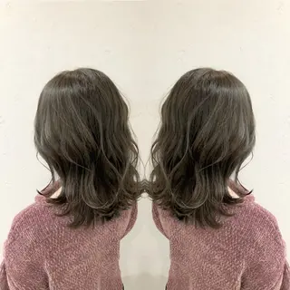 ミディアム カラー 髪質改善✨透明感 カラー🫧KAORIのヘアスタイル